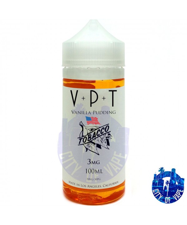 VPT "VANILLA PUDDING TOBACCO" BY CITY OF VAPE | 100 ML E-LIQUID