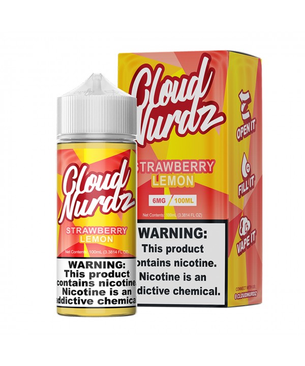 STRAWBERRY LEMON BY CLOUD NURDZ | 100 ML E-LIQUID