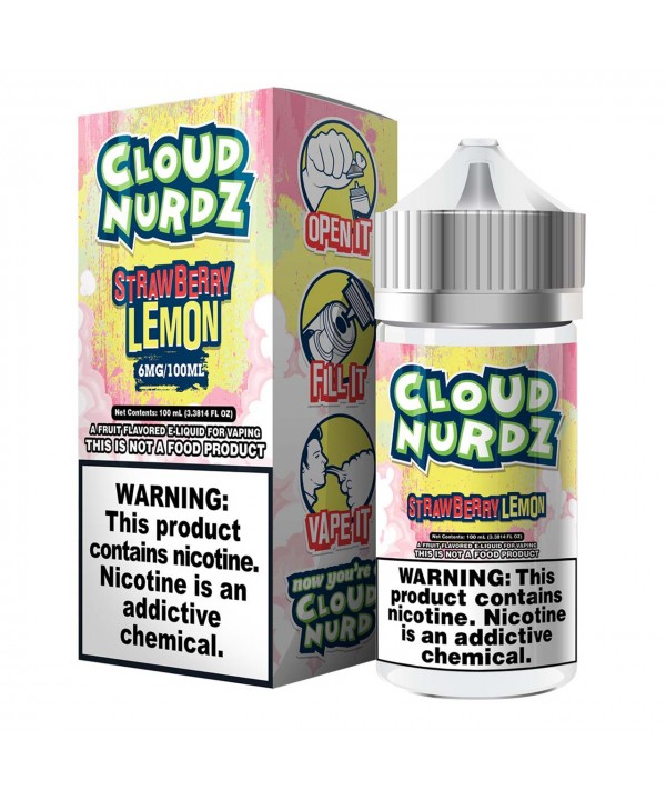 STRAWBERRY LEMON BY CLOUD NURDZ | 100 ML E-LIQUID