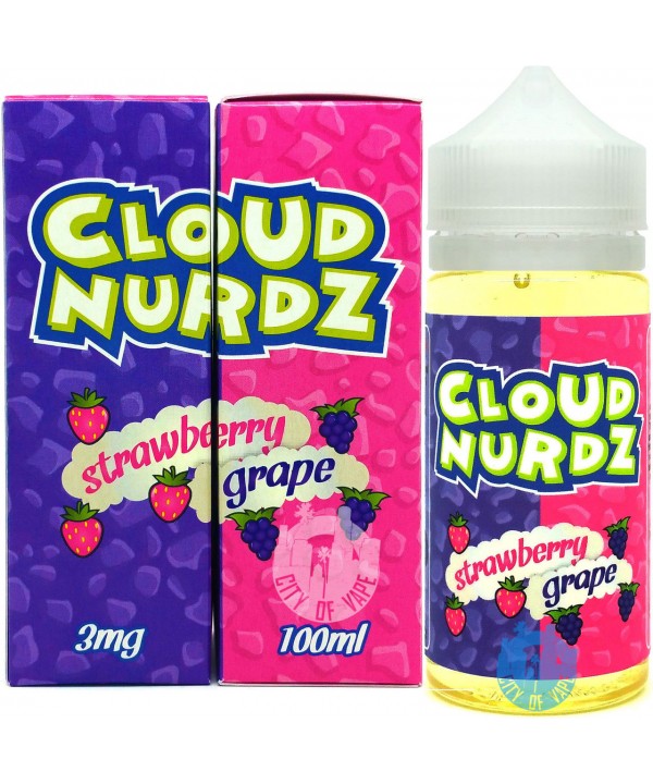 STRAWBERRY GRAPE BY CLOUD NURDZ | 100 ML E-LIQUID