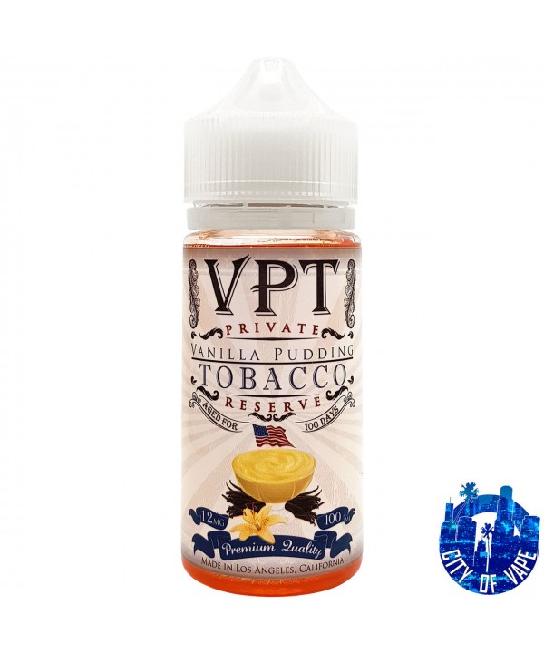 VPT Private Reserve | Vanilla Pudding Tobacco By City of Vape | 100 ML