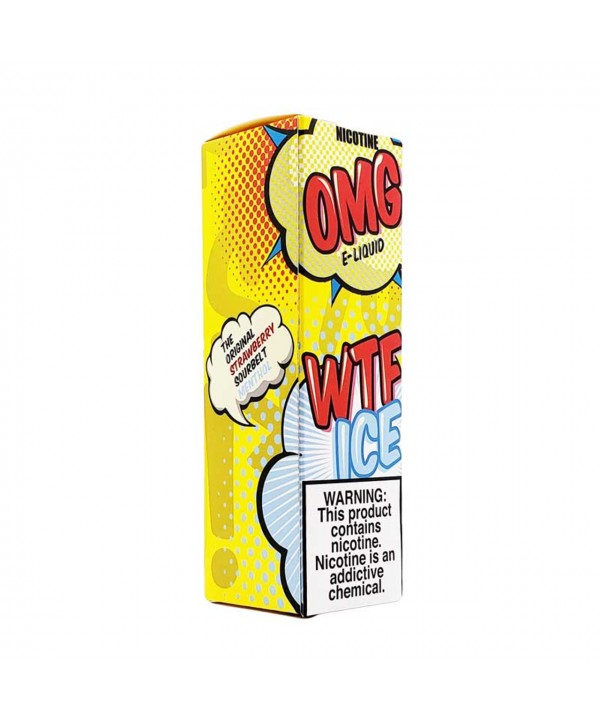WTF ICE|Strawberry Sourbelt with Menthol By OMG e-Liquids -  120 ML
