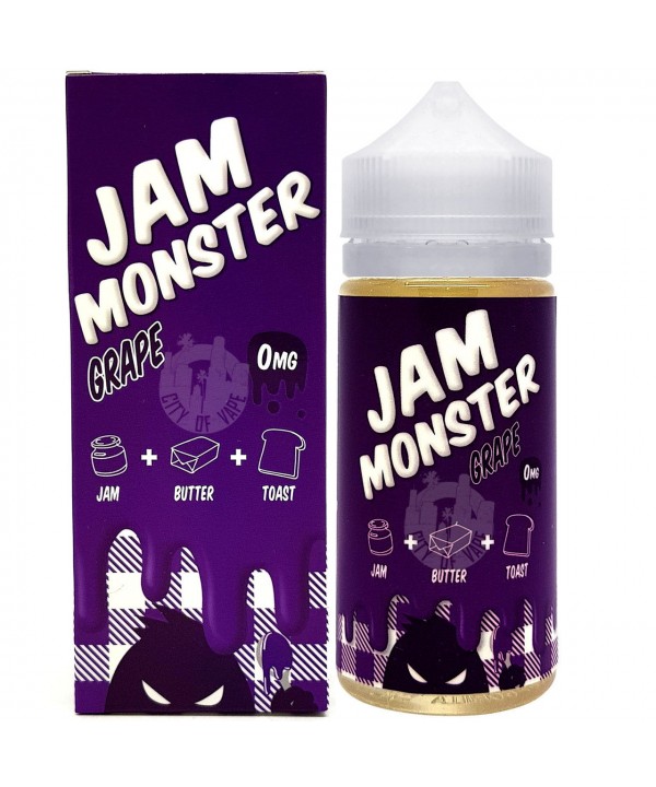 GRAPE BY JAM MONSTER | 100 ML GRAPE FLAVOR E-LIQUI...