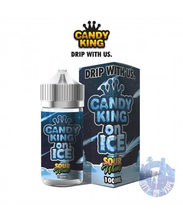 Sour Worms On ICE By Candy King - 100 ML