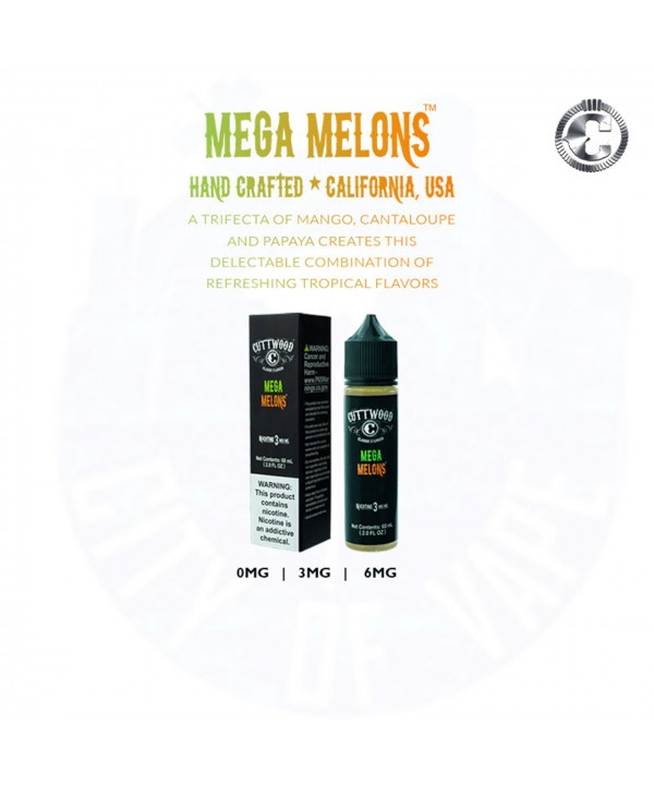 MEGA MELONS BY CUTTWOOD | 60 ML CANTALOUPE MANGO P...