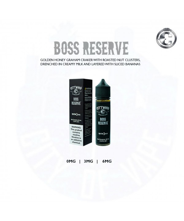 BOSS RESERVE BY CUTTWOOD | 60 ML NUTS GRAHAM CRACK...