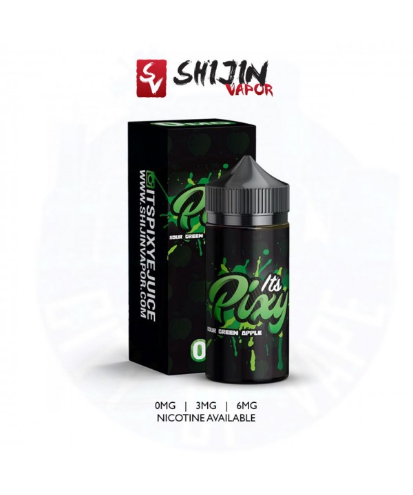 Sour Green Apple By It's Pixy E-Liquid | Shij...