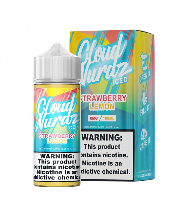 STRAWBERRY LEMON ICED BY CLOUD NURDZ | 100 ML E-LI...