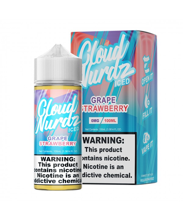 STRAWBERRY GRAPE ICED BY CLOUD NURDZ | 100 ML E-LI...