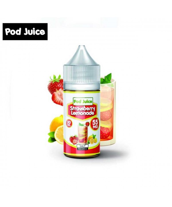 STRAWBERRY LEMONADE BY POD JUICE | SALT NICOTINE |...