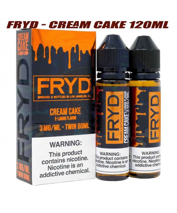 CREAM CAKE E-LIQUID BY FRYD | 120 ML