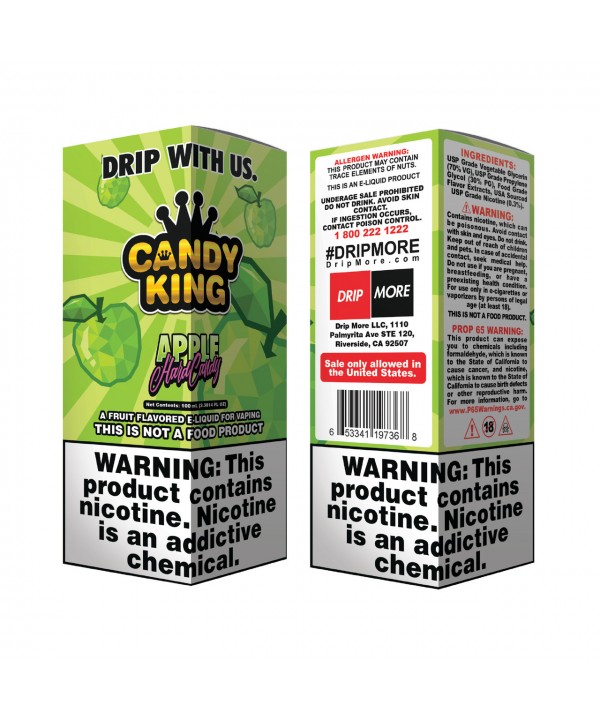 HARD APPLE BY CANDY KING | 100 ML E-LIQUID