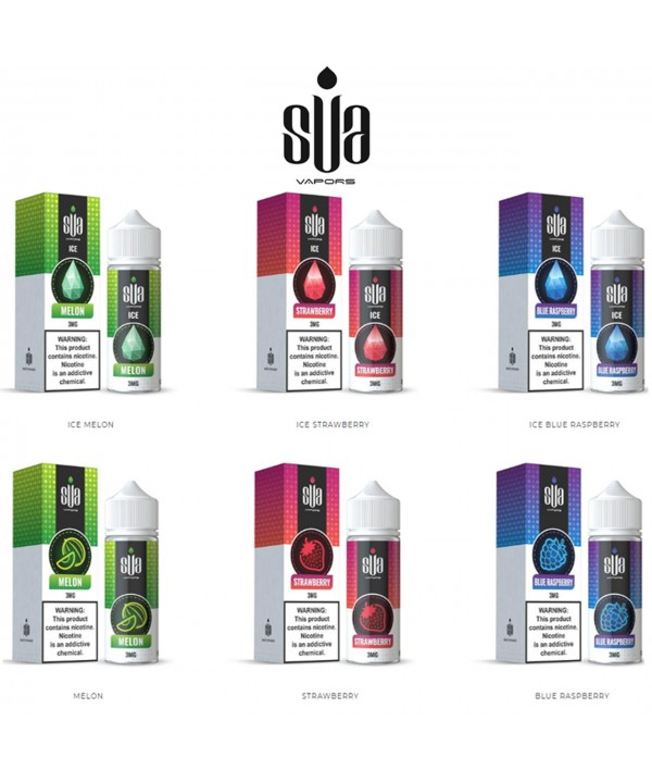 SUA VAPORS | ALL FLAVORS | 100 ML E-LIQUID SUA VAPORS | ALL FLAVORS | 100 ML E-LIQUID