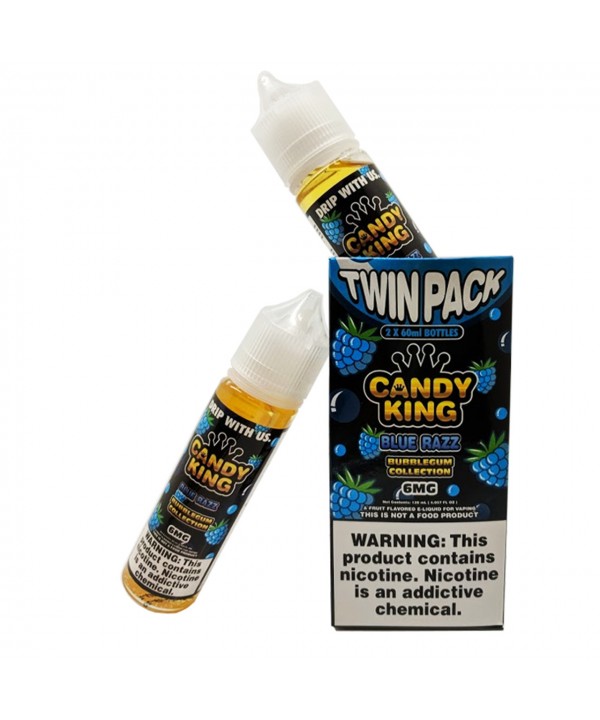 BLUE RAZZ BUBBLEGUM COLLECTION BY CANDY KING  | 2 X 60 ML