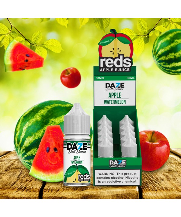 WATERMELON BY REDS APPLE SALTS | 7 DAZE | 30 ML