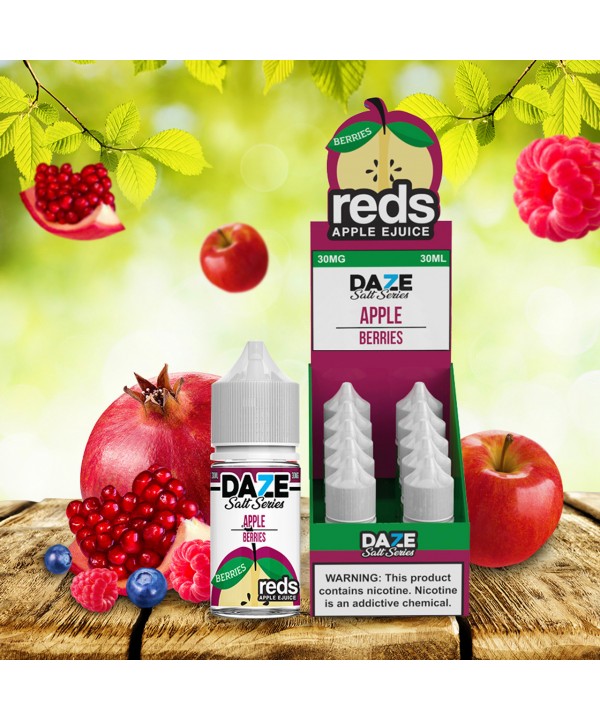 BERRIES BY REDS APPLE SALTS | 7 DAZE | 30 ML