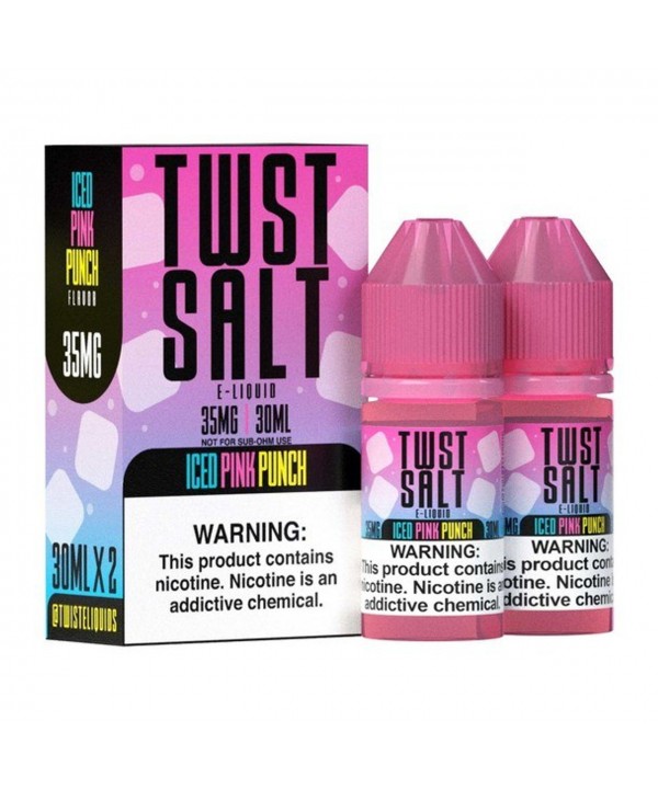 ICED PINK PUNCH BY TWIST SALT E-LIQUID | 2 X 30 ML...