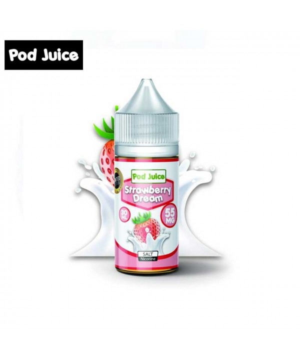 STRAWBERRY DREAM BY POD JUICE | SALT NICOTINE | 30...