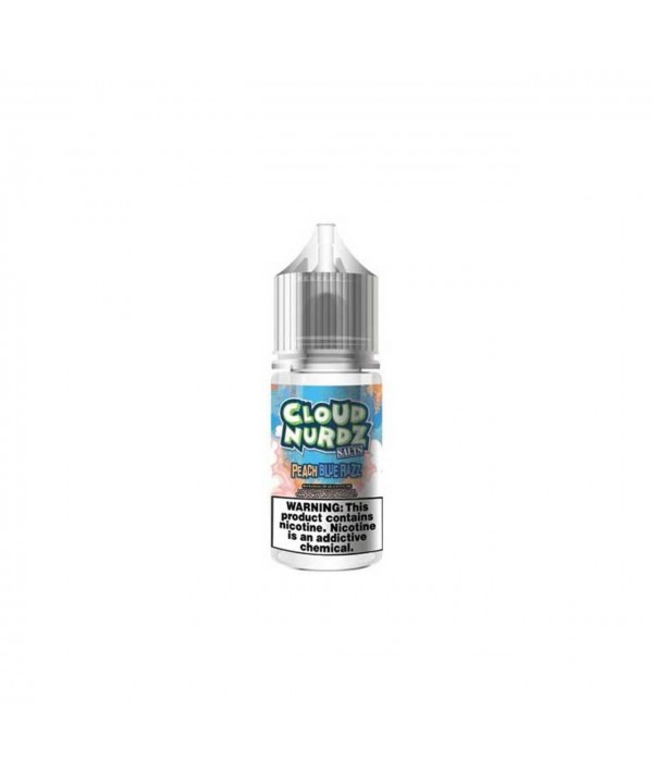 PEACH BLUE RAZZ BY CLOUD NURDZ SALTS | 30 ML SALT NICOTINE