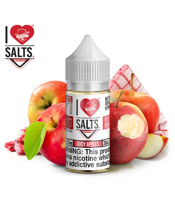 JUICY APPLE - I LOVE SALTS BY MAD HATTER JUICE | 3...