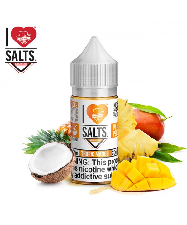 TROPIC MANGO - I LOVE SALTS BY MAD HATTER JUICE | ...