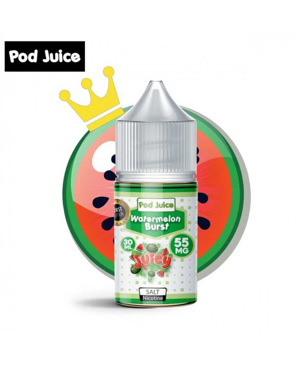 WATERMELON BURST BY POD JUICE | SALT NICOTINE | 30 ML WATERMELON CANDY FLAVOR SALT NICOTINE