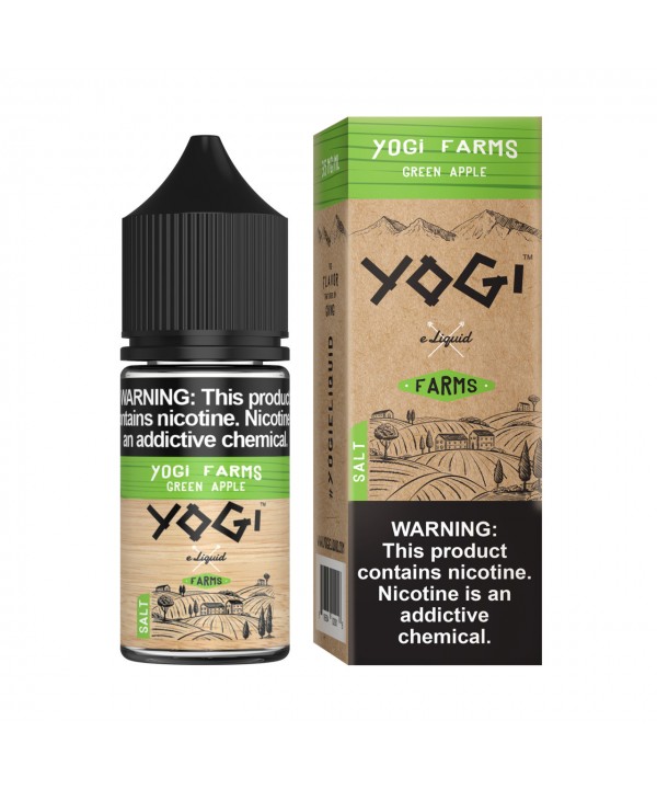 GREEN APPLE BY YOGI FARMS SALT | 30 ML SALT