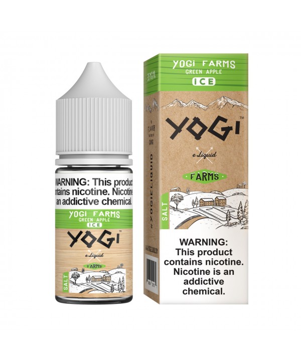 GREEN APPLE ICE BY YOGI FARMS SALT | 30 ML SALT