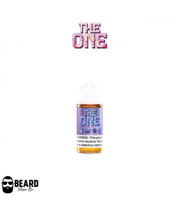 BLUEBERRY MILK FROSTED CEREAL DONUT BY THE ONE | BEARD VAPE CO. | 100 ML E-LIQUID