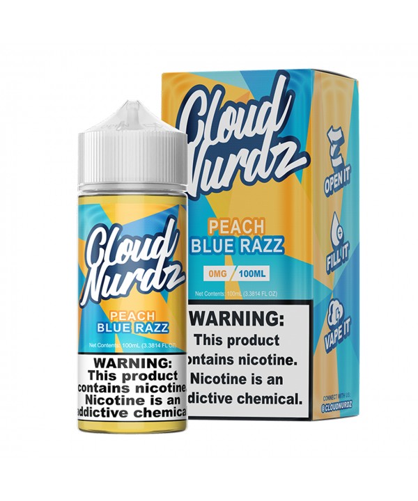 PEACH BLUE RAZZ BY CLOUD NURDZ | 100 ML PEACH BLUE...