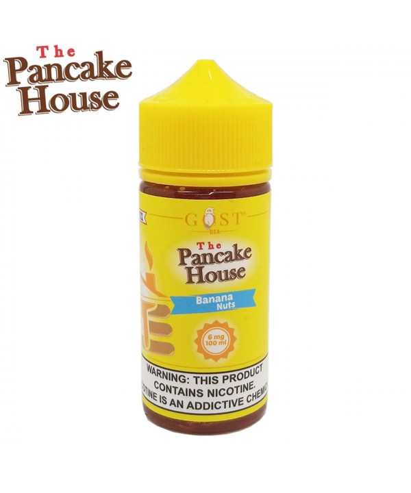 BANANA NUTS BY THE PANCAKE HOUSE | 100 ML ROASTED NUTS BANANAS PANCAKES FLAVOR E-LIQUID