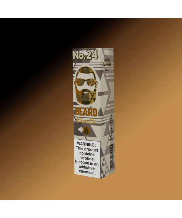 NO. 24 BY BEARD VAPE CO. | 60 ML SALTY CARAMEL MILKSHAKE FLAVOR E-JUICE