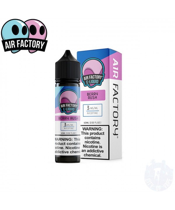 BERRY RUSH BY AIR FACTORY E-LIQUID | 60 ML STRAWBE...