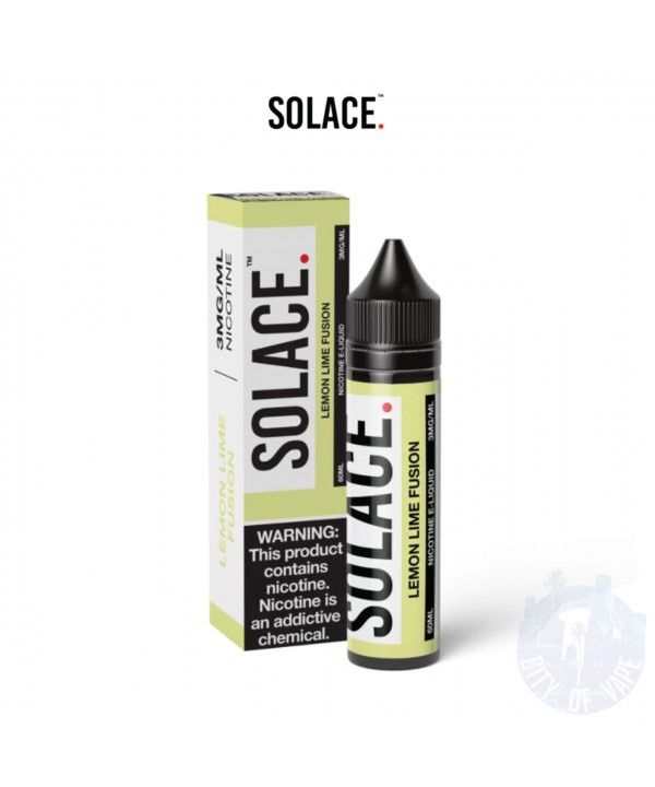 LEMON LIME FUSION BY SOLACE VAPOR | 60 ML TART LEMON LIME E-LIQUID