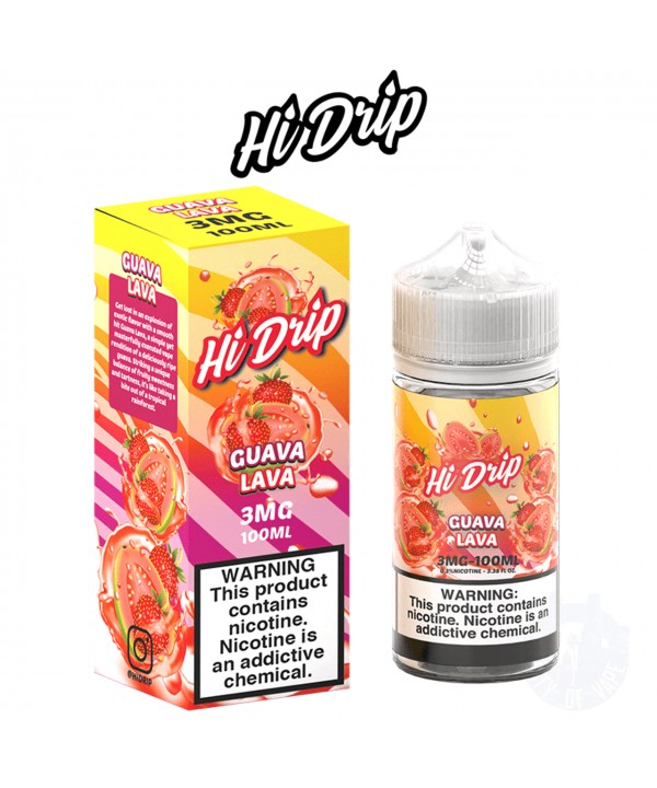 GUAVA LAVA BY HI DRIP E-LIQUID | 100 ML GUAVA &...