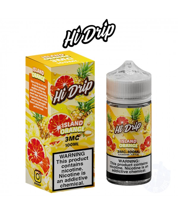 ISLAND ORANGE BY HI DRIP E-LIQUID | 100 ML ORANGE ...