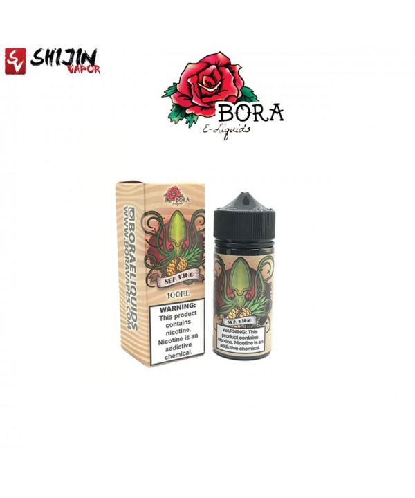 SEA KING BY BORA E-LIQUIDS | SHIJIN VAPORS | 100 ML SWEET WHITE GUMMY BEAR FLAVOR E-LIQUID