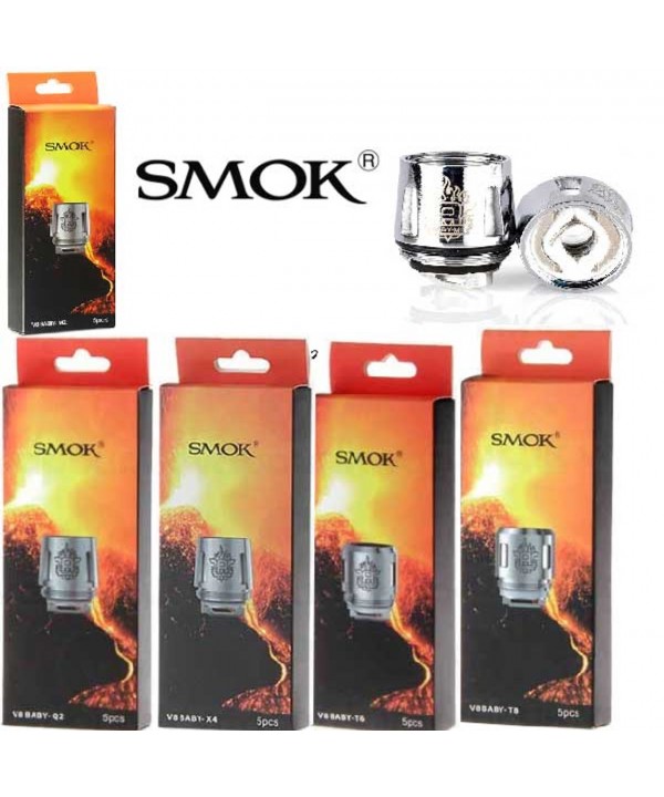 SMOK TFV8 Baby Replacement Coils | 5 Coils Per Pac...