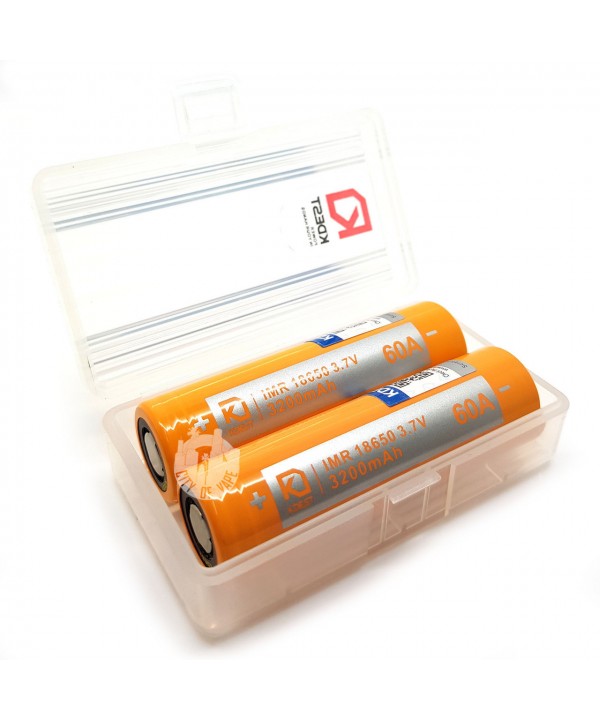 KDEST K6H IMR 18650 3.7V 3200mAh 60A High Drain Rechargeable Battery