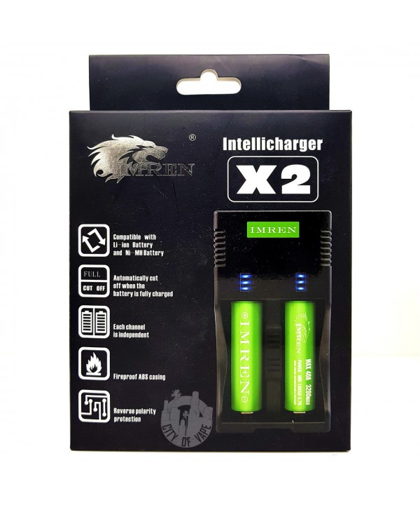 IMREN Intellicharger X2 18650 Battery Charger