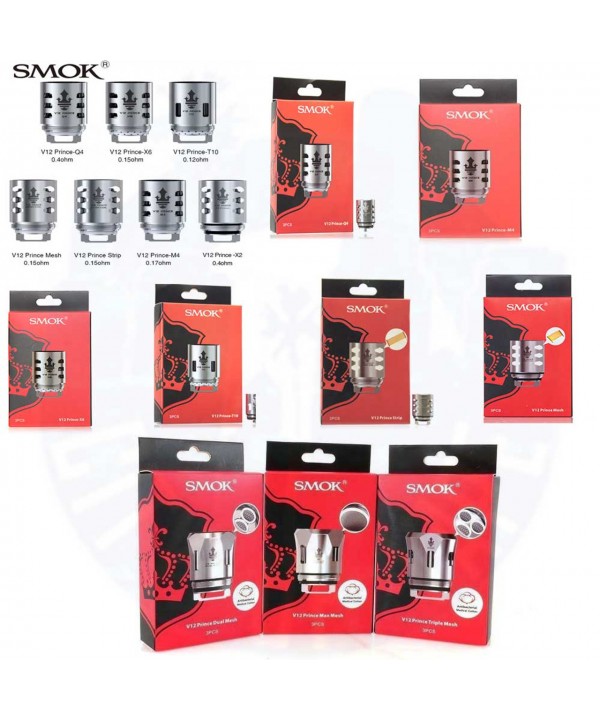 SMOK TFV12 Prince Replacement Coils | 3 Coils Per ...