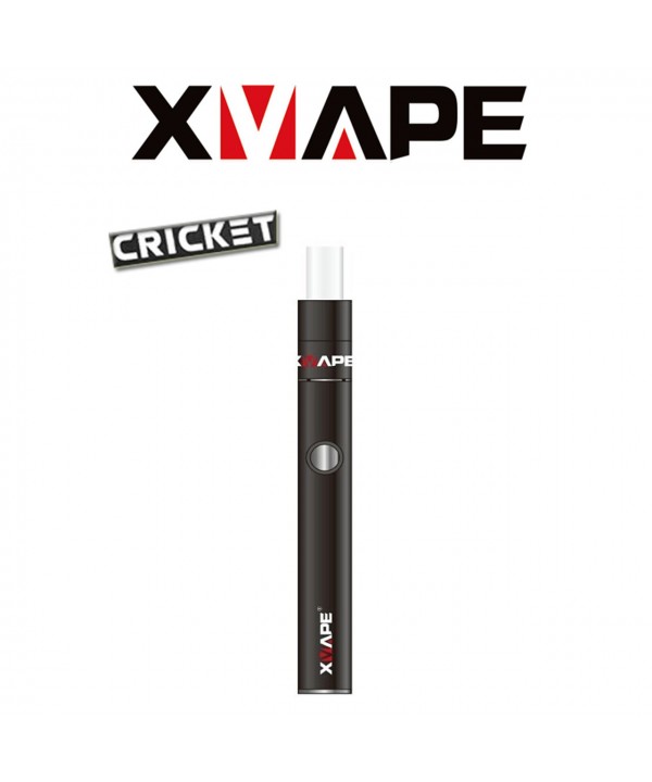 XVAPE CRICKET VAPE PEN BATTERY |  Titanium quartz cup and quartz rod heating element | Magnetic Glass Mouthpiece | 510 Thread Cartridge