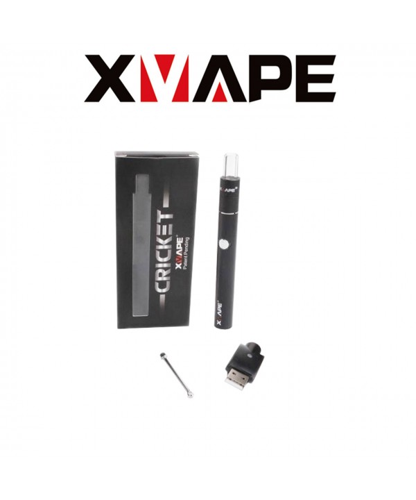 XVAPE CRICKET VAPE PEN BATTERY |  Titanium quartz cup and quartz rod heating element | Magnetic Glass Mouthpiece | 510 Thread Cartridge