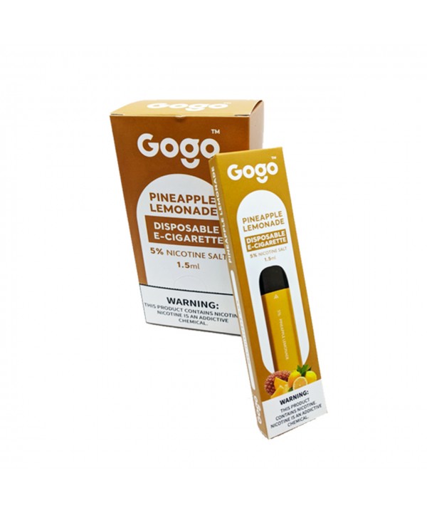 GOGO DISPOSABLE E-CIGARETTE 5% NICOTINE SALT 1.5 ML 400 PUFFS