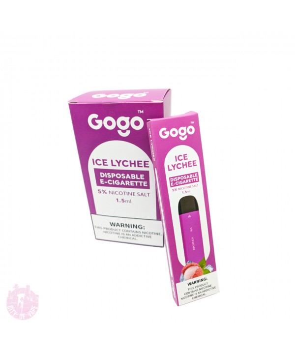 GOGO DISPOSABLE E-CIGARETTE 5% NICOTINE SALT 1.5 ML 400 PUFFS