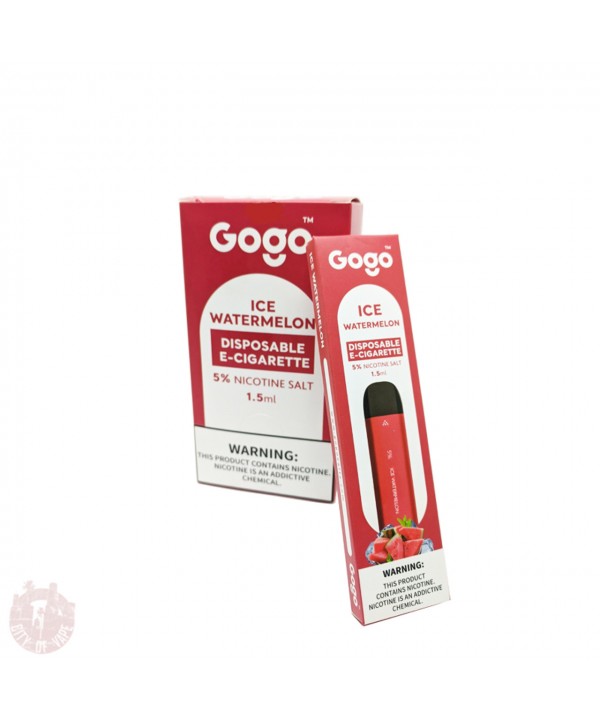 GOGO DISPOSABLE E-CIGARETTE 5% NICOTINE SALT 1.5 ML 400 PUFFS
