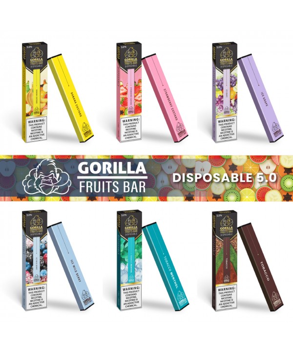 GORILLA FRUITS BAR DISPOSABLE DEVICE 5.0% NICOTINE...