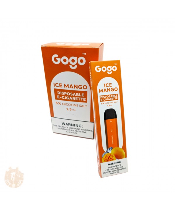 GOGO DISPOSABLE E-CIGARETTE 5% NICOTINE SALT 1.5 ML 400 PUFFS