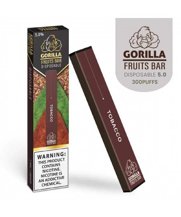 GORILLA FRUITS BAR DISPOSABLE DEVICE 5.0% NICOTINE 300 PUFFS