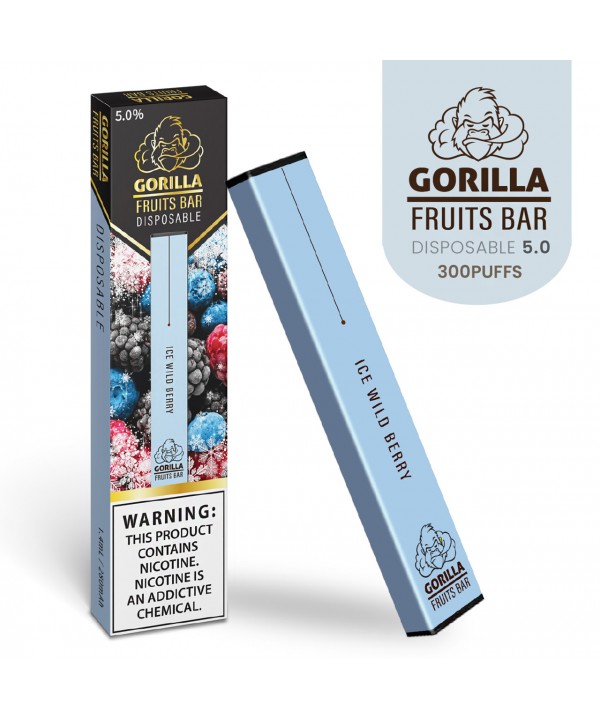 GORILLA FRUITS BAR DISPOSABLE DEVICE 5.0% NICOTINE 300 PUFFS